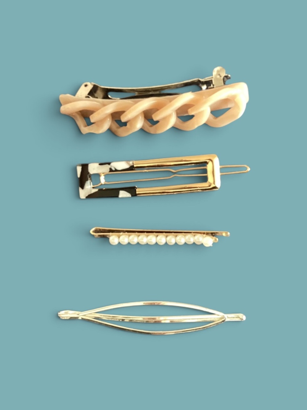 Four Hair Clips
